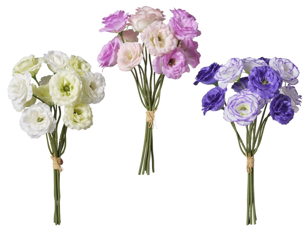 Art. Mazzo Lisianthus Cm38 - Mix Color