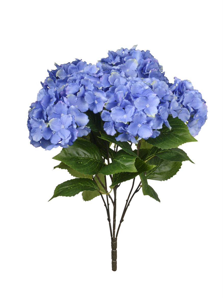 Art. Mazzo Ortensie Bush Cm50 Blue