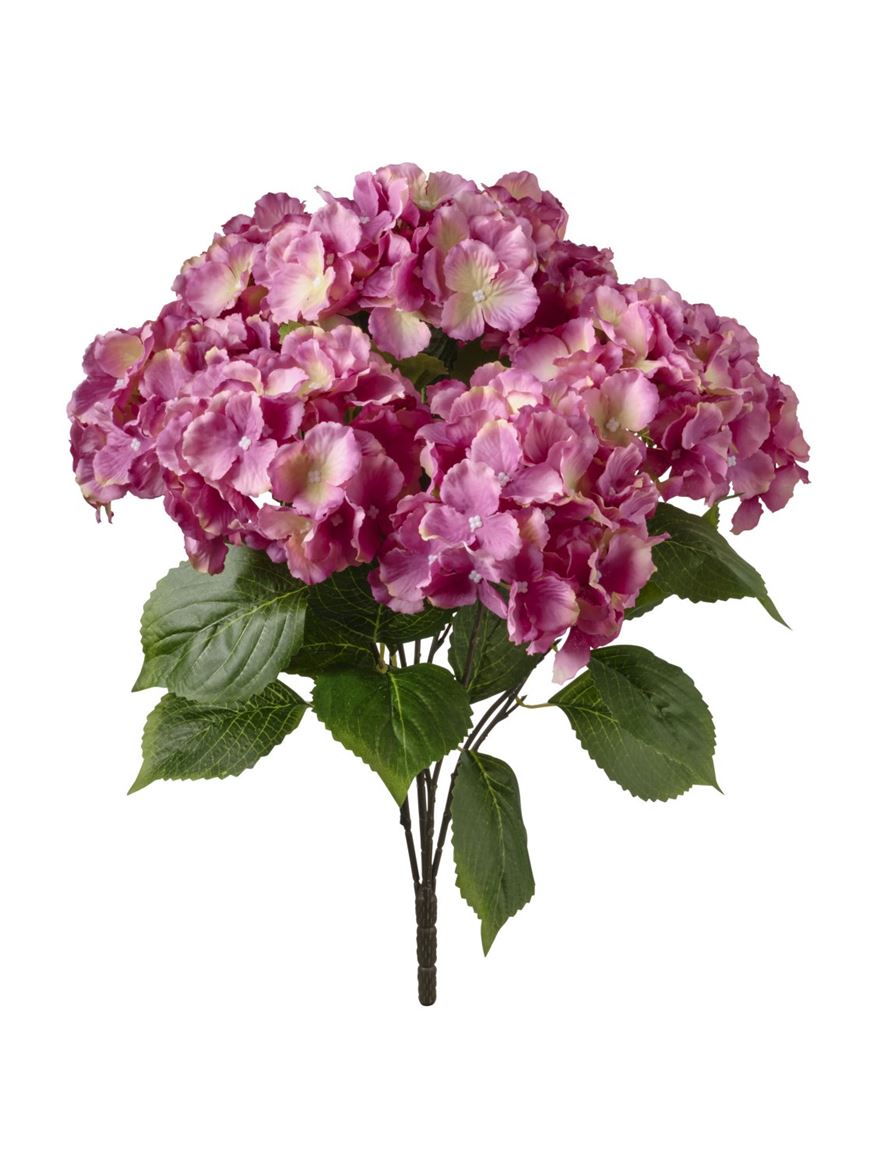 Art. Mazzo Ortensie Bush Cm50 Pink