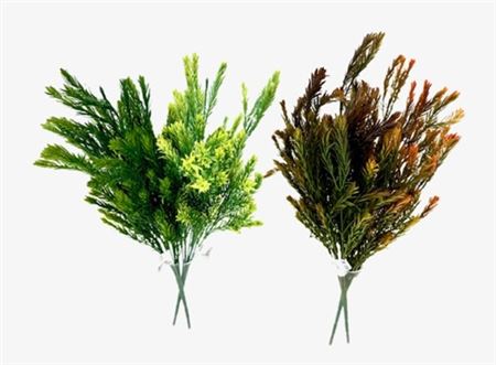 Art. Mazzo V Exotic Bush X10 48cm - Orange Brown