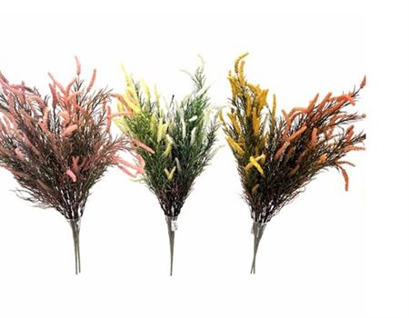 Art. Mazzo Veronica Bush X6 66cm- Yellow White