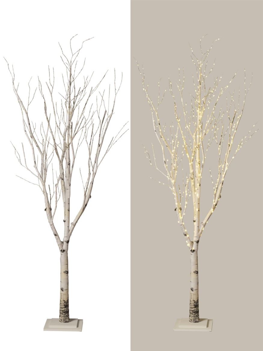 Art. Pianta Albero Betulla 720 Luci H. 210 Cm