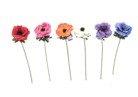 Art. Ramo Anemone Spray 54cm - Lt Violet