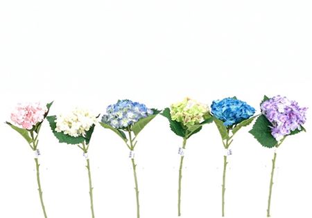 Art. Ramo Ortensia Singola 57cm - Green