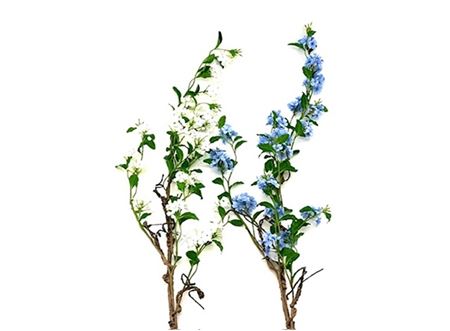 Art. Ramo Plumbago 150cm - White