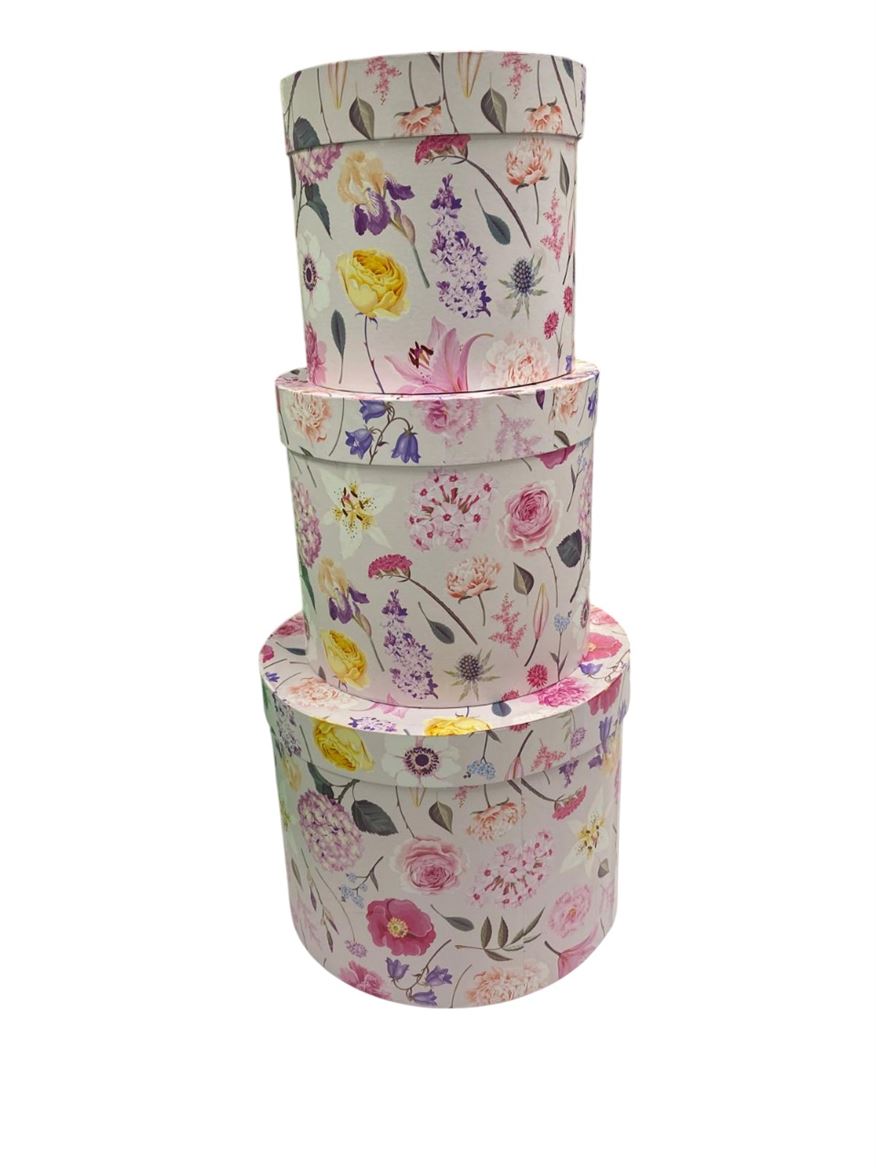 Box. Tris Flower Fuchsia