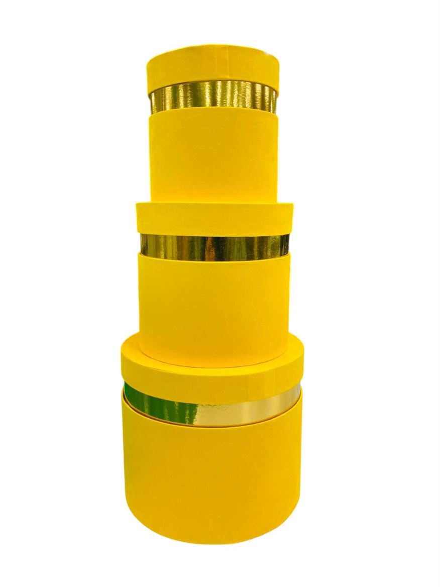 Box. Velvet Tris Giallo