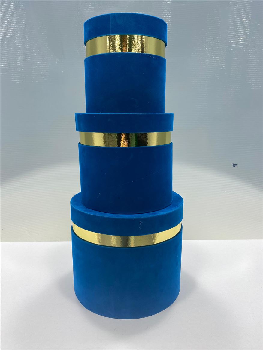 Box. Velvet Tris Ottanio