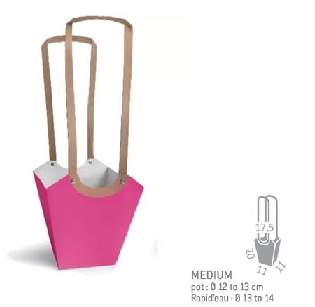 Buste. Aqua Medium Fuchsia - Box 10pz