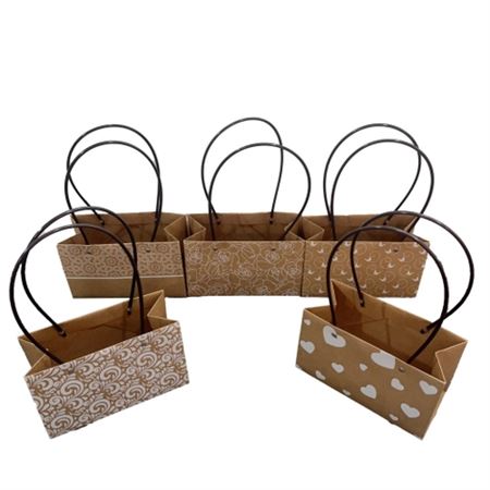 Buste. Borsetta Mix Natural 10.5x13.5cm -10pz