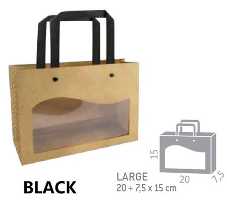 Buste. Delicatessen Large Black - Box 10pz