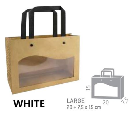 Buste. Delicatessen Large White - Box10pz