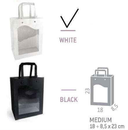 Buste. Delicatessen Medium White - Box 10pz