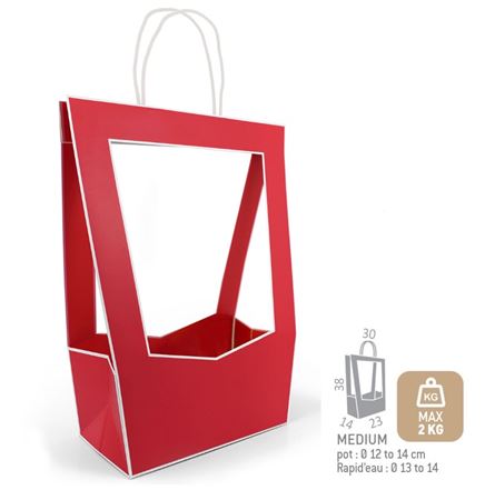 Buste. Medaillon Medium Red - Box 5pz