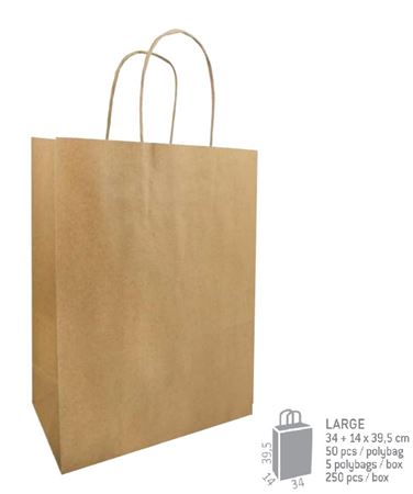 Buste. Natural Large - Pefct - Ec.recy Box 50pz