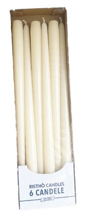 Candele. Conico Cm40 Vass.6pz - Panna
