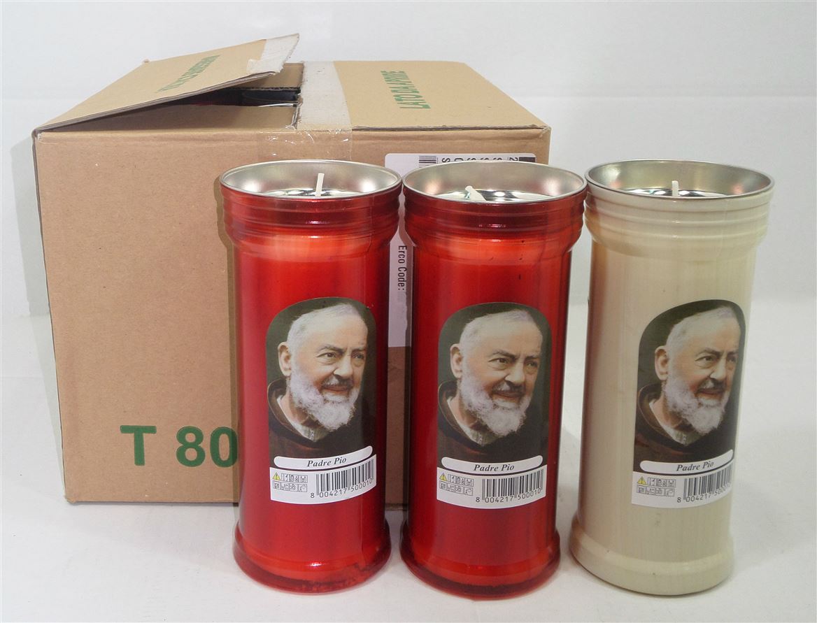 Candele. Lumino T80 Rosso