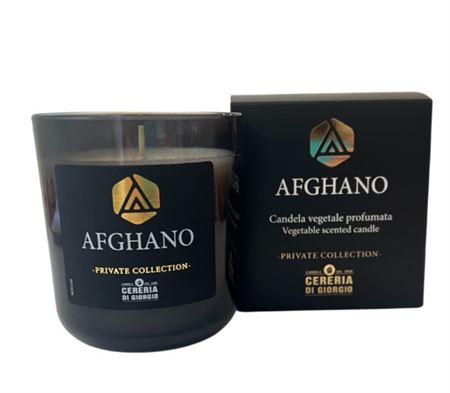 Candele Prof. Bicchiere 84x89 Black - Afgano