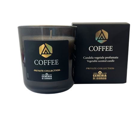 Candele Prof. Bicchiere 84x89 Black - Coffee