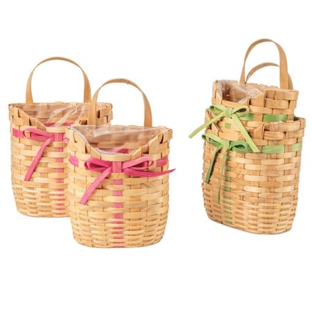 Cesti Caspò. Con Fiocco 2col 18x10- 20x13h22 - 2pz