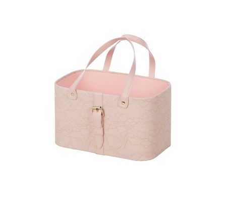 Deco. Borsa Ecopelle Pizzo 24x15h14 - Pink