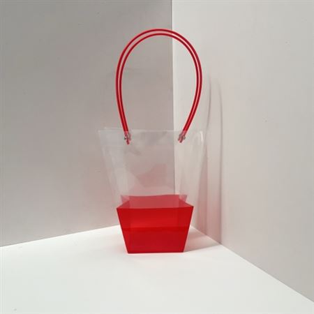 Deco. Borsetta Fashion Rossa 24x12h.26cm - 10pz