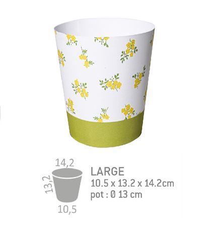 Deco. Coprivaso Eureka Granny Large - Khaki - 25pz