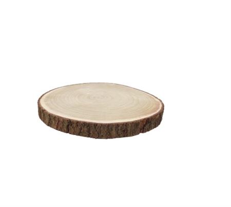 Deco. Disco Legno Corteccia D.15 H.2cm