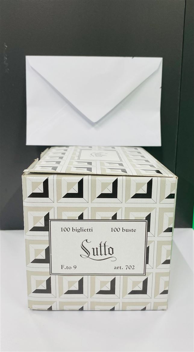 Flory. Opalina Formato 9 + Biglietto - 100pz.