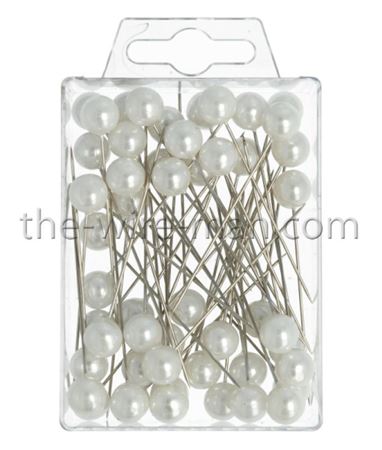 Flory. Spilli Con Perla Bianco19-10mm 60mm-50p