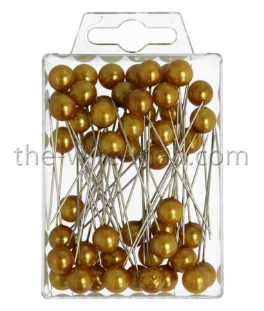 Flory. Spilli Con Perla Oro-09 -10mm 60mm-50pz