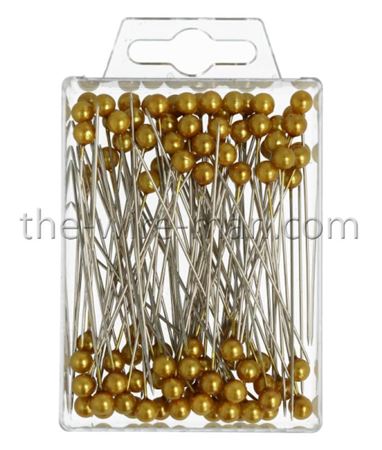 Flory. Spilli Con Perla Oro-09 -6mm 65mm-100pz
