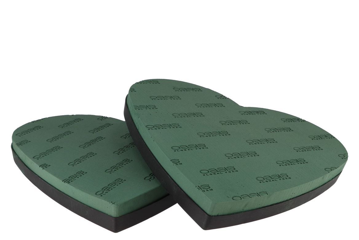 Flory. Spugne. Oasis Cuore 432x457mm Per 2