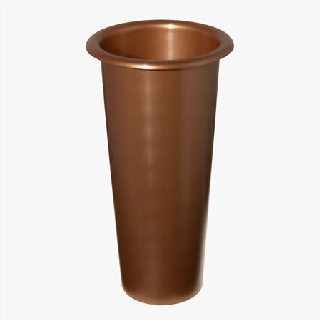 Flory. Vaso Carrara S D.9x16h Bronze 12pz