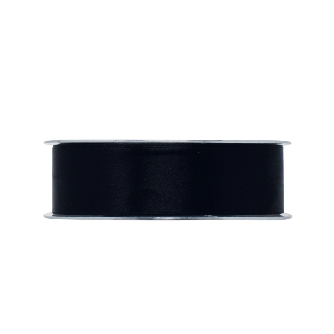 Nastri. Doppio Raso Mm25x50mt Nero (30)