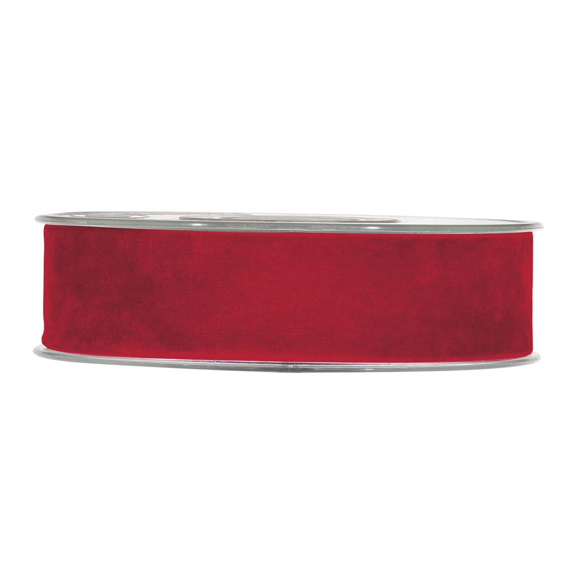 Nastri. Double Velvet Mm25x7mt - Red