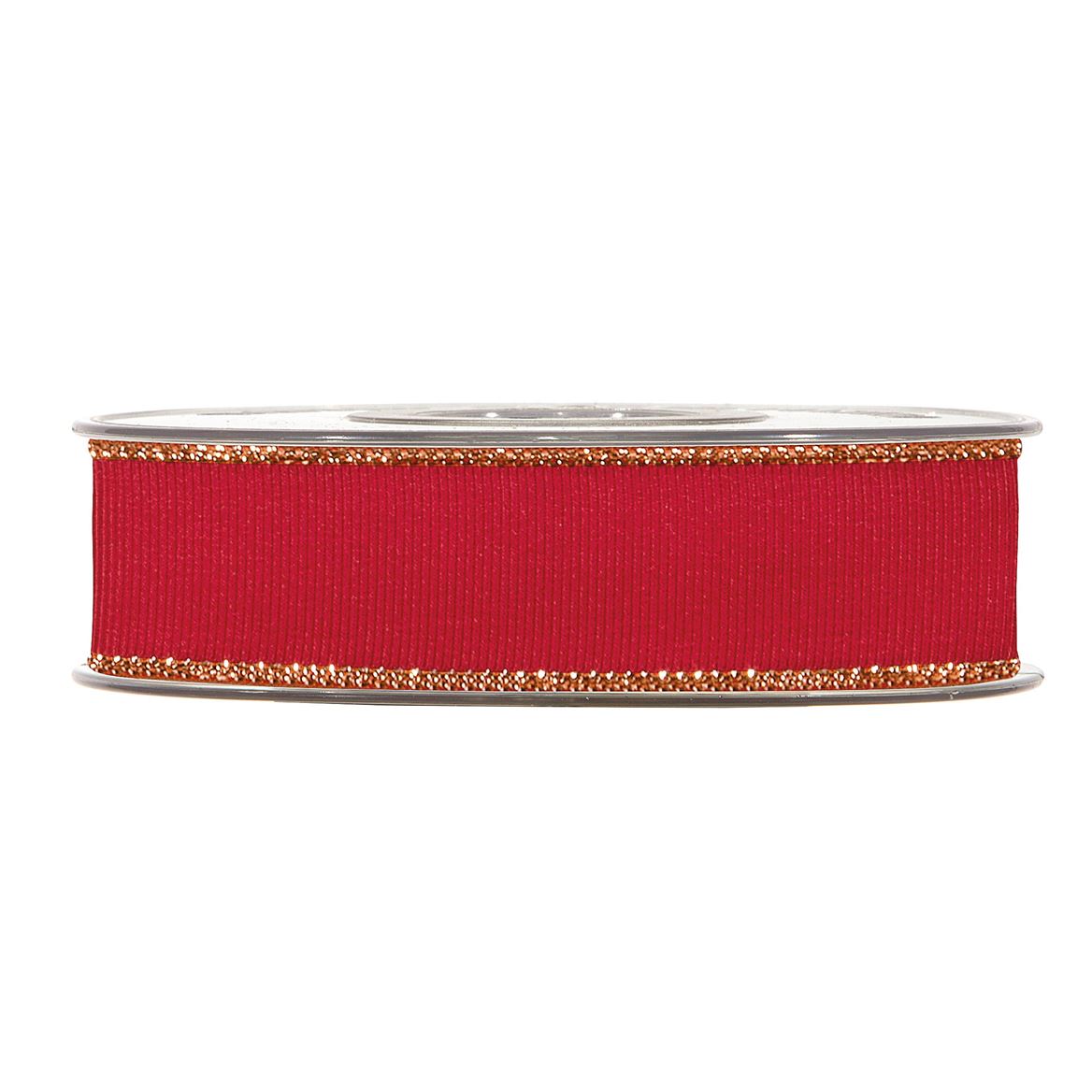 Nastri. Gold Line Gros Grain Mm25x20mt Red