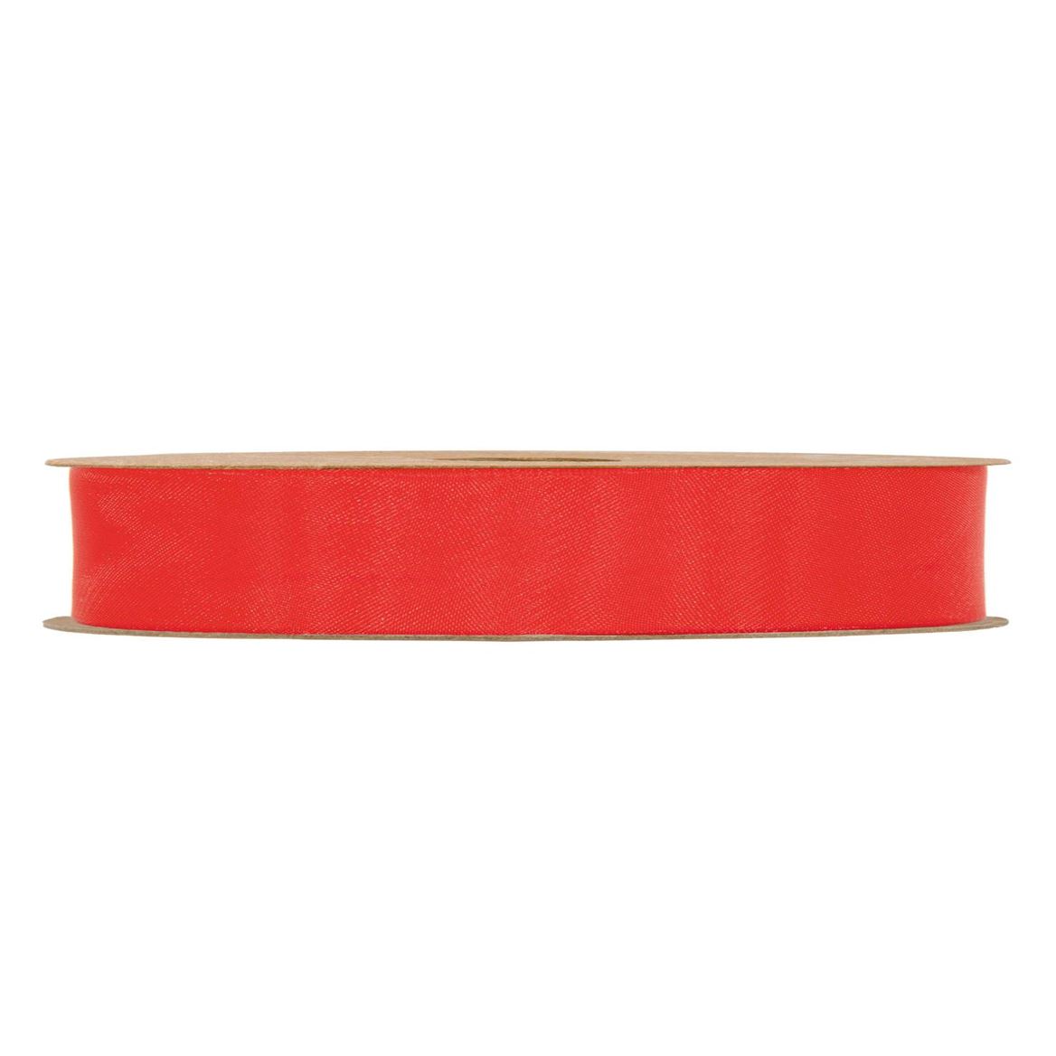 Nastri. Organza Matt Mm15x50m - Red