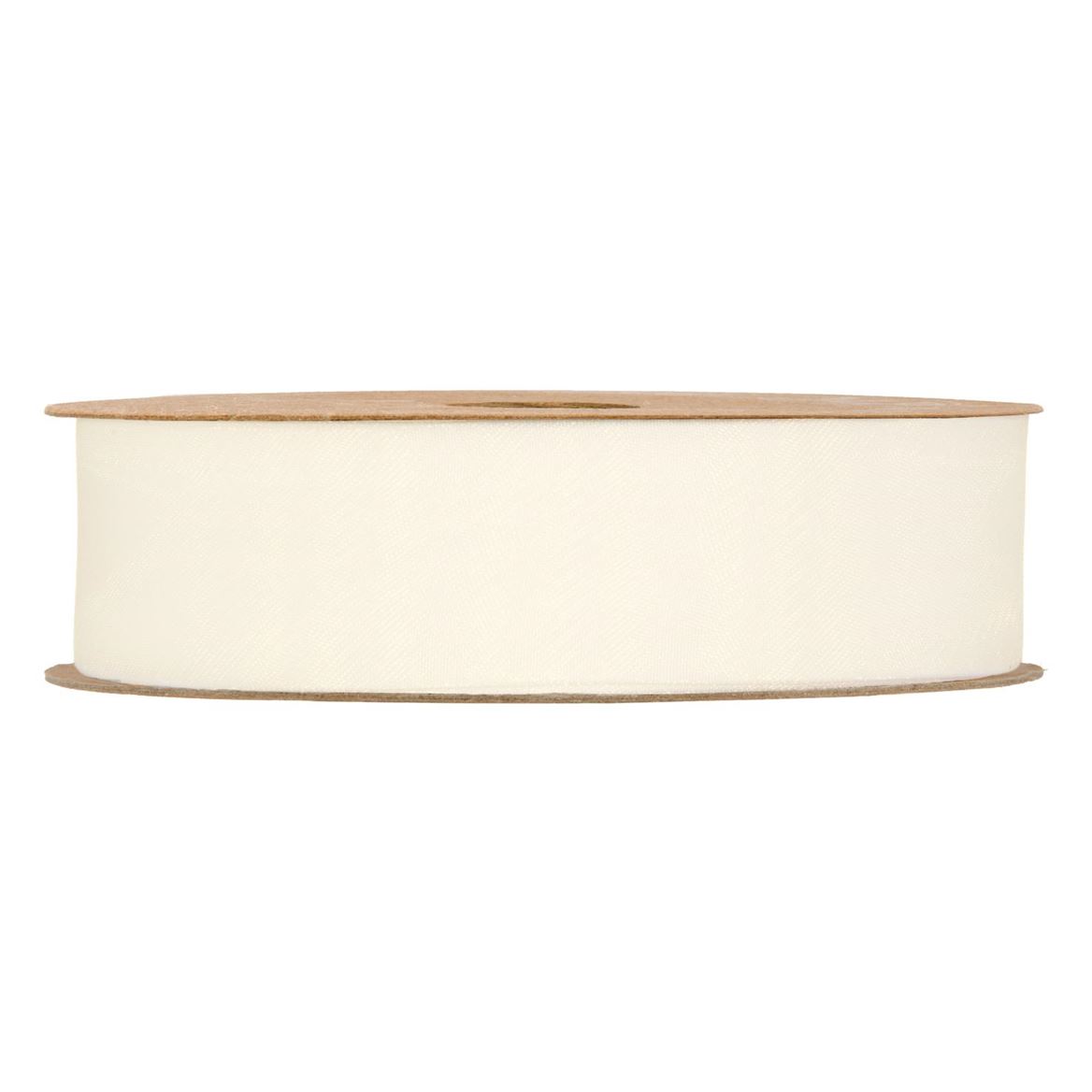 Nastri. Organza Matt Mm25x20m - Light Cream