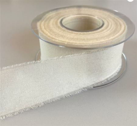 Nastri. Sfrangiato Mm40x15mt Avorio (02)