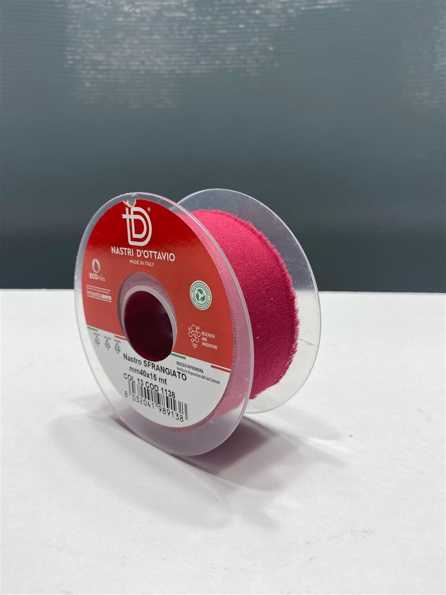 Nastri. Sfrangiato Mm40x15mt Fuchsia (13)
