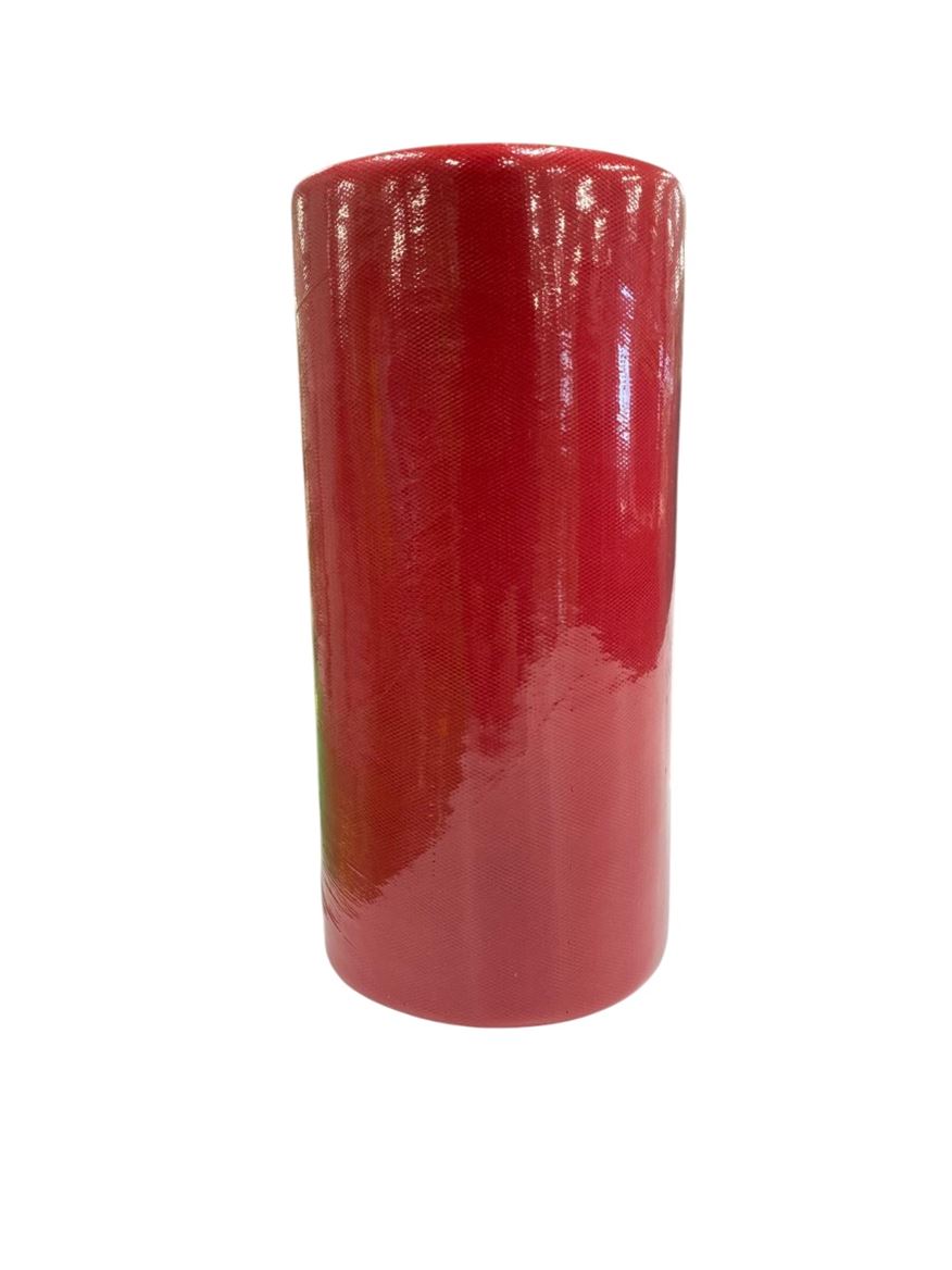 Nastri. Tulle Alto 25cm X 100mt - Rosso