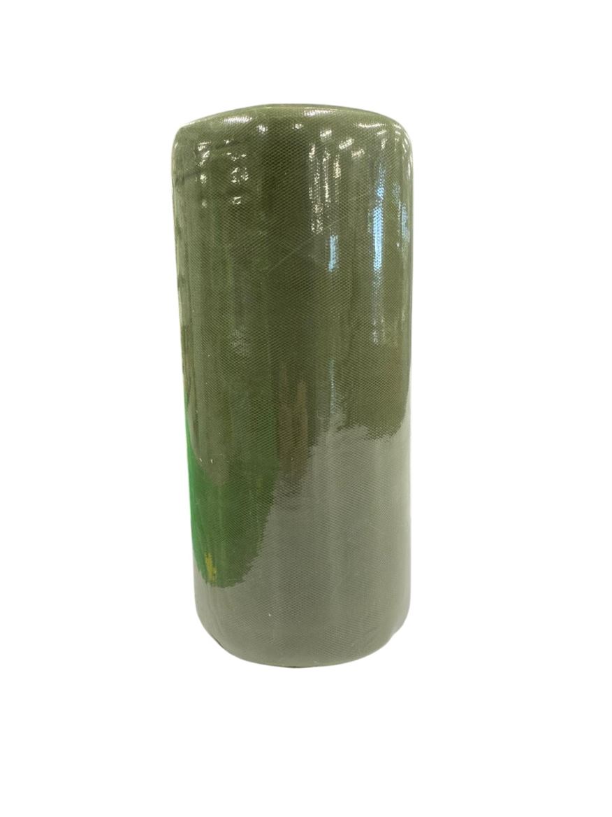 Nastri. Tulle Alto 25cm X 100mt - Verde Militare