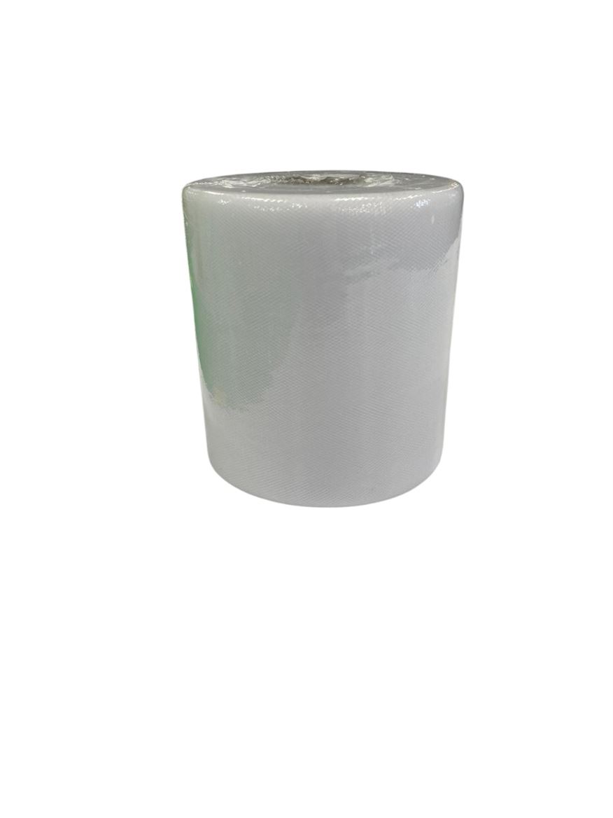 Nastri. Tulle Basso 12,5cm X 100mt - Bianco