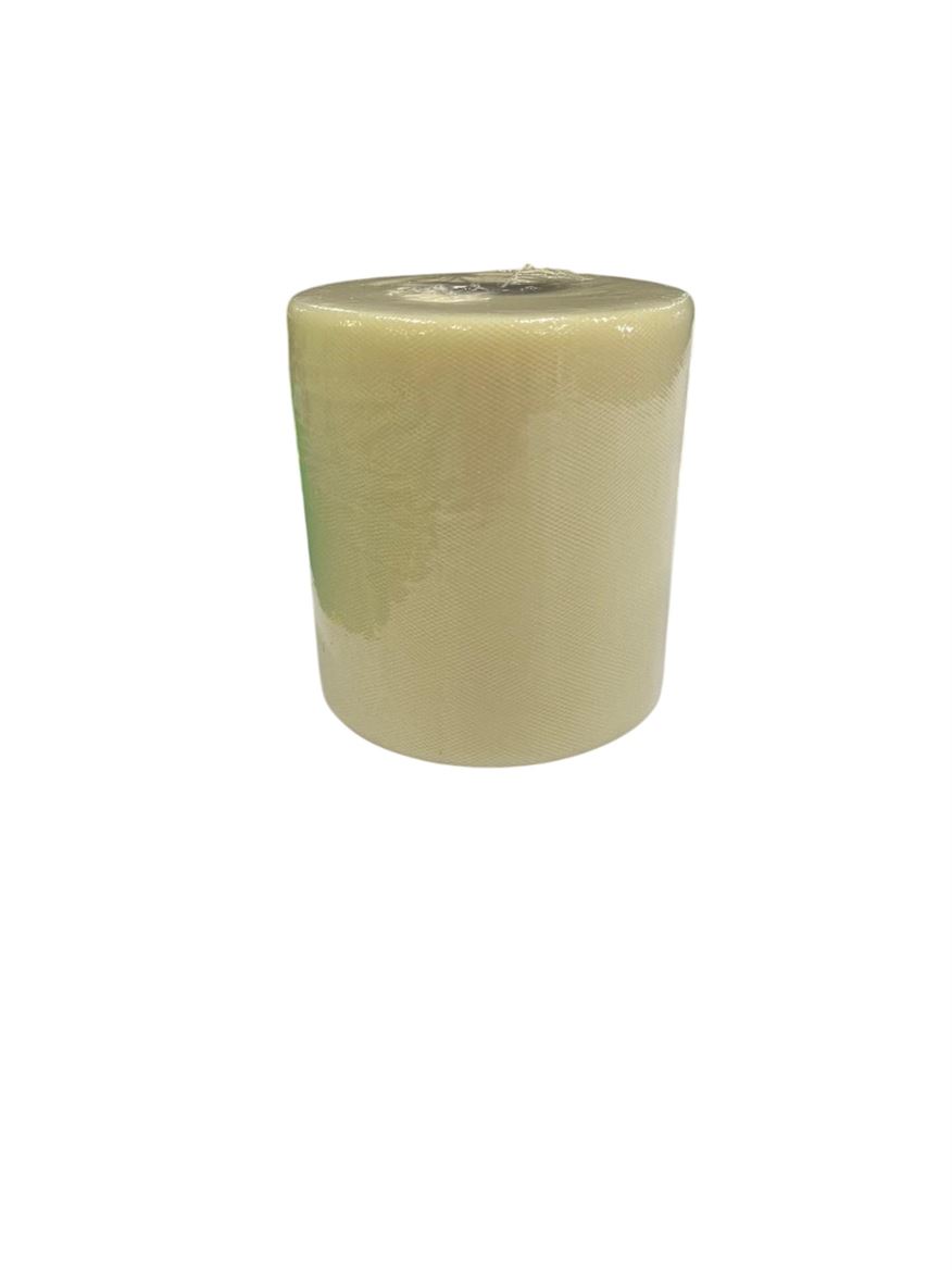 Nastri. Tulle Basso 12,5cm X 100mt - Crema