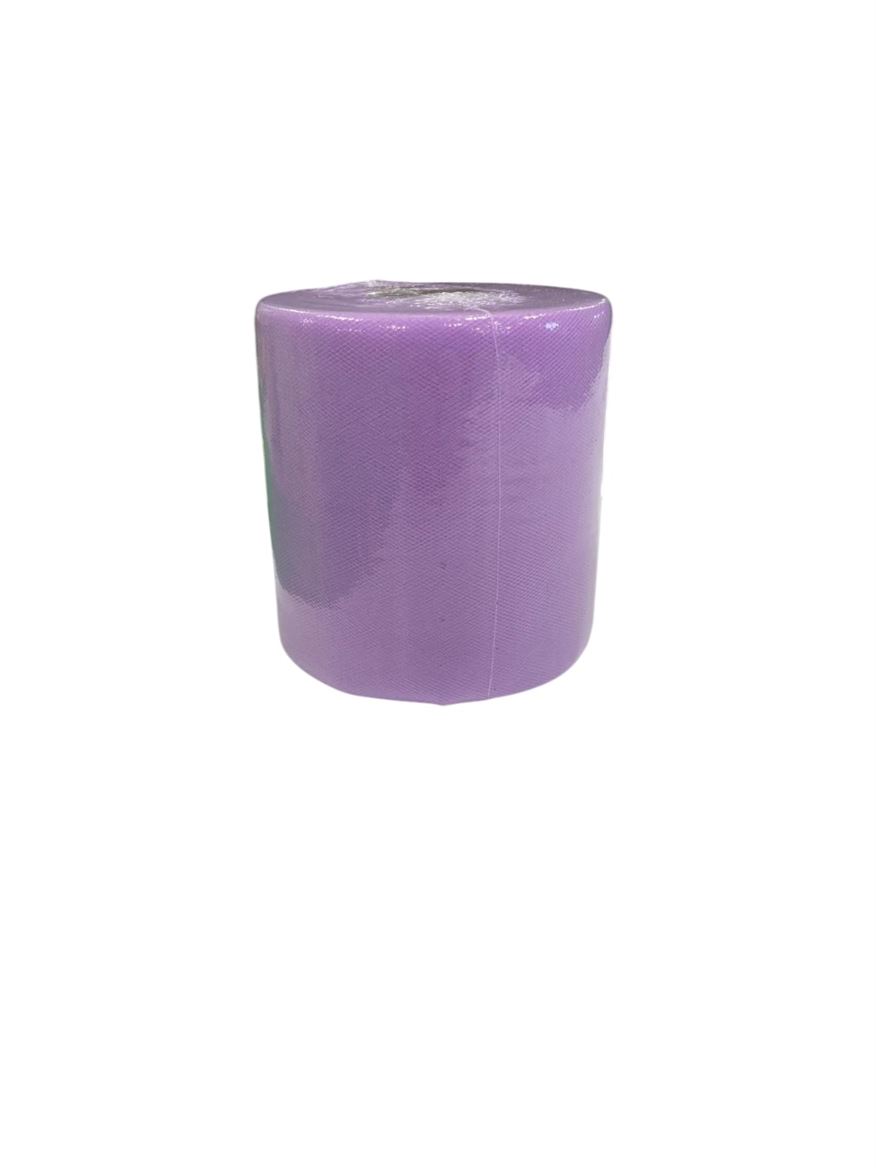 Nastri. Tulle Basso 12,5cm X 100mt - Lilla