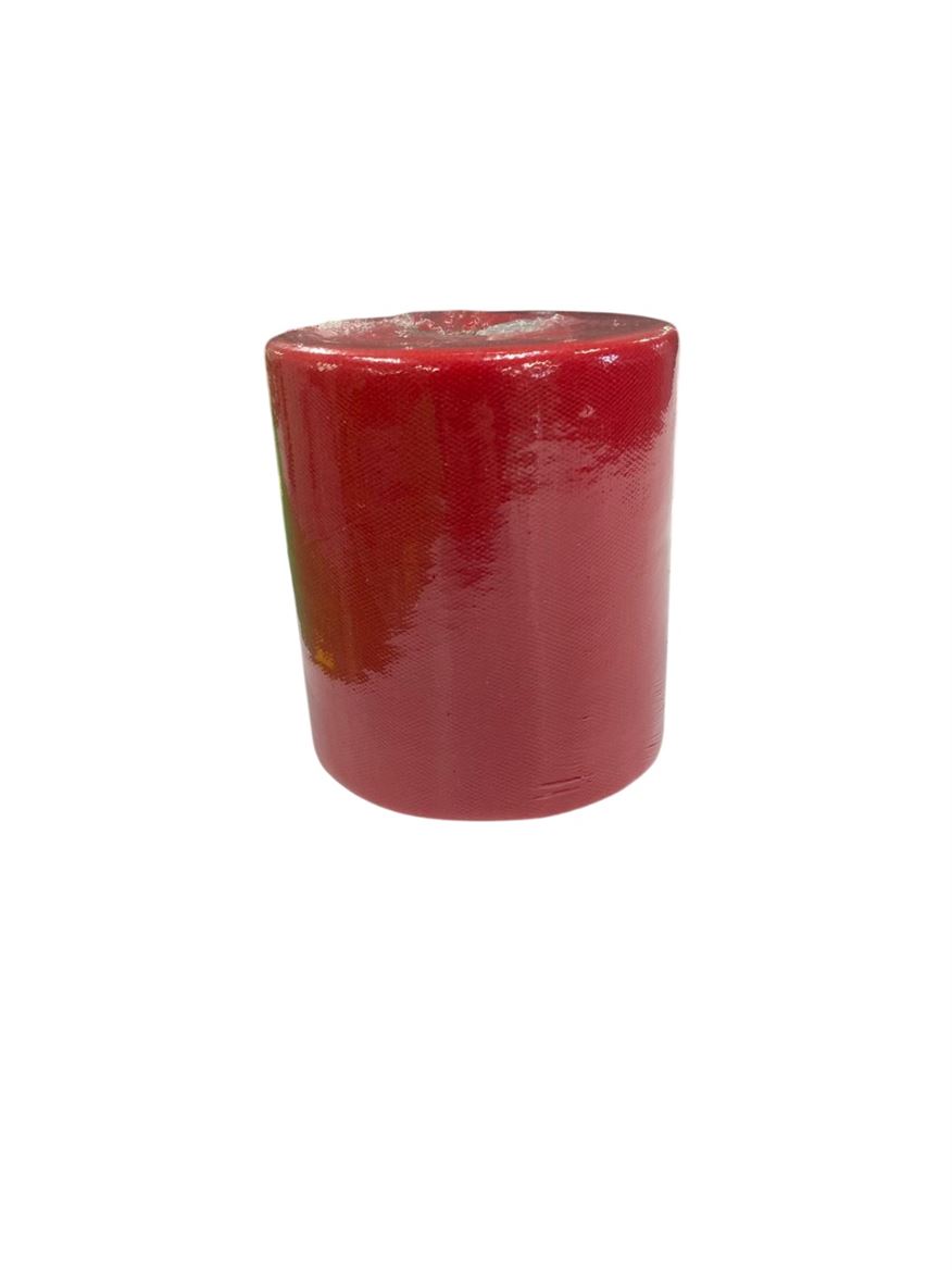 Nastri. Tulle Basso 12,5cm X 100mt - Rosso