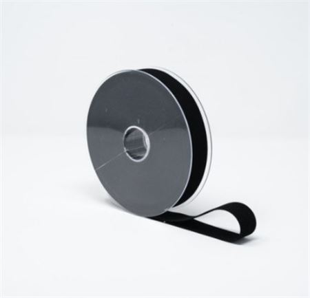 Nastri. Velluto 25x15mt Nero (30)