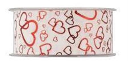 Nastri. Velluto Cuori Metal Mm40x10mt (03)