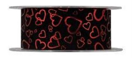 Nastri. Velluto Cuori Metal Mm40x10mt (30)